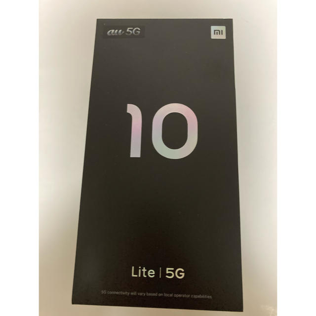 au(エーユー)のXiaomi Mi10 Lite 5G XIG01 au版、ドリームホワイト スマホ/家電/カメラのスマートフォン/携帯電話(スマートフォン本体)の商品写真