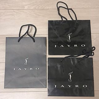 JAYRO - JAYRO ショッパー ショップ袋 紙袋 3枚セットの通販|ラクマ