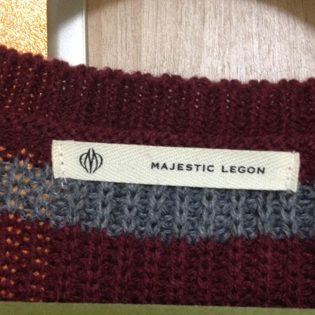 MAJESTIC LEGON(マジェスティックレゴン)のボーダーニット♪ レディースのトップス(ニット/セーター)の商品写真