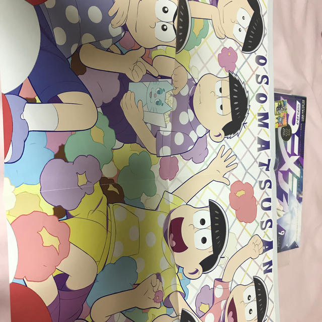 角川書店(カドカワショテン)のアニメディア2020年9月号付録ポスター　おそ松さん・湊あくあ エンタメ/ホビーのアニメグッズ(ポスター)の商品写真