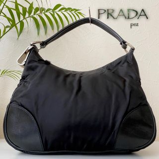 PRADA - 正規品 美品 PRADA プラダ 本革×ナイロン レザーショルダー ...