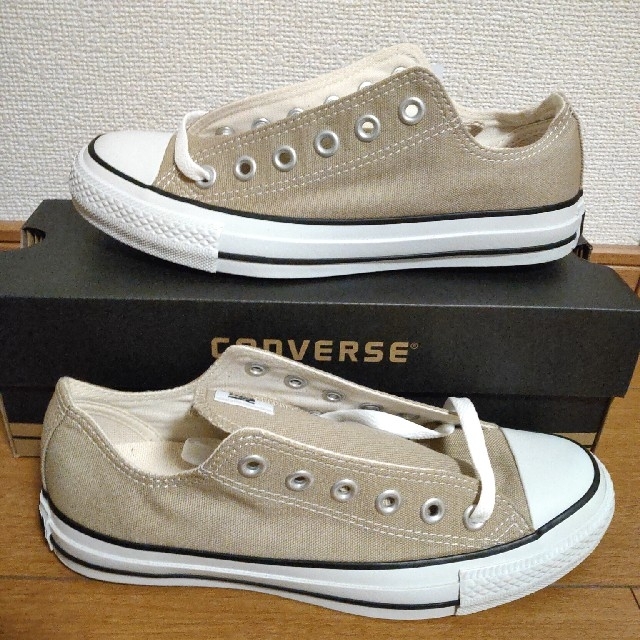 CONVERSE(コンバース)の【新品】コンバース オールスター ベージュ 24cm レディースの靴/シューズ(スニーカー)の商品写真