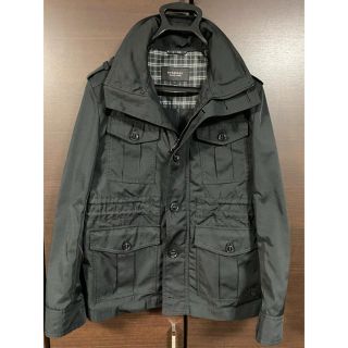 バーバリーブラックレーベル(BURBERRY BLACK LABEL)のBurberry BLACK LABEL ジャケット　黒(ミリタリージャケット)