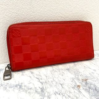 ルイヴィトン(LOUIS VUITTON)の美品！ヴィトン　ダミエアンフィニ　ヴェルティカル　長財布(財布)