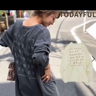 トゥデイフル(TODAYFUL)のTODAYFUL Backprint Long T-Shirts(Tシャツ(長袖/七分))