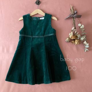 ベビーギャップ(babyGAP)のbaby gapベビーギャップ ｜ベルベットグリーン ワンピース*̩̩̥୨୧˖(ワンピース)