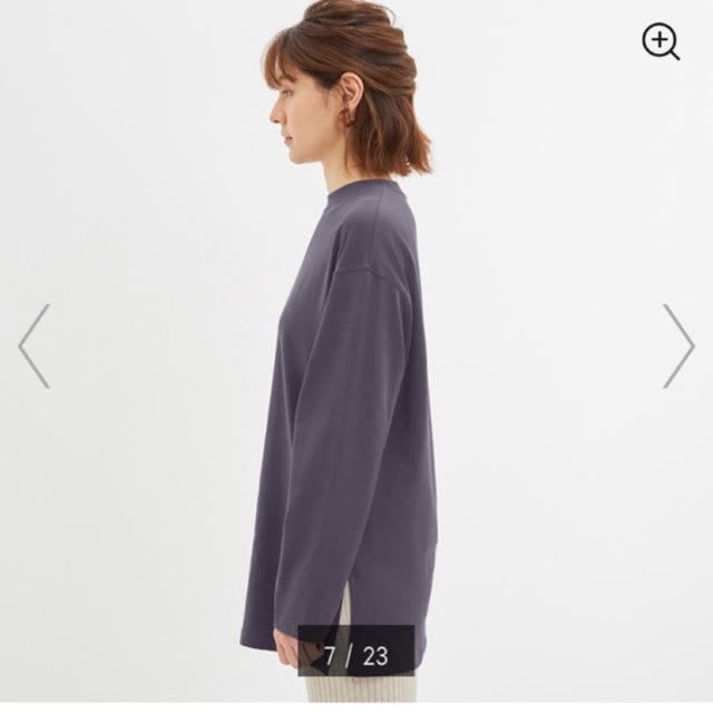 GU(ジーユー)の未着用⭐️美品⭐️ GU  ロングスリーブT XL レディースのトップス(カットソー(長袖/七分))の商品写真