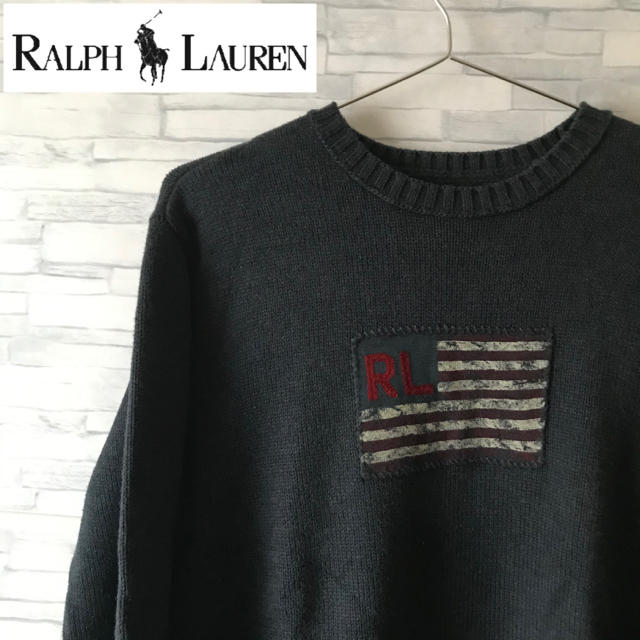 POLO RALPH LAUREN - 【激レア】POLO JEANS COMPANY 星条旗 ニット