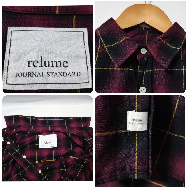 JOURNAL STANDARD(ジャーナルスタンダード)の【relume】長袖　チェック　シャツ【JOURNAL STANDARD】 メンズのトップス(シャツ)の商品写真