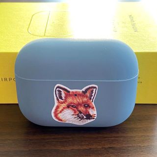 メゾンキツネ(MAISON KITSUNE')の新品 メゾンキツネ Airpods pro ケース ブルー 青(モバイルケース/カバー)