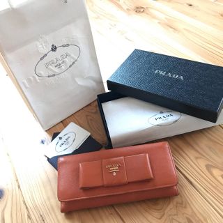 プラダ(PRADA)の【値下げ】PRADA  サフィアーノ　長財布(財布)