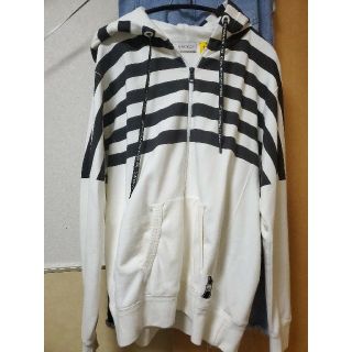 モンクレール(MONCLER)の[美品]MONCLER GENIUS FRAGMENT ボーダパーカー Mサイズ(パーカー)