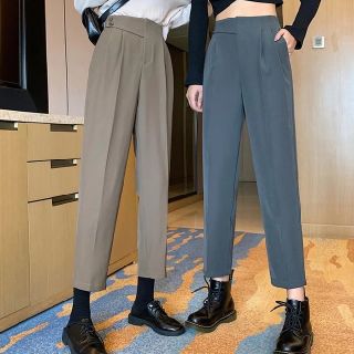 ザラ(ZARA)のレディース新品 未着用 ロング パンツ ボトムス ズボン N(カジュアルパンツ)