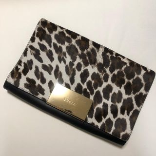 フルラ(Furla)のFURLAフルラ　レオパード　クラッチバッグ(クラッチバッグ)