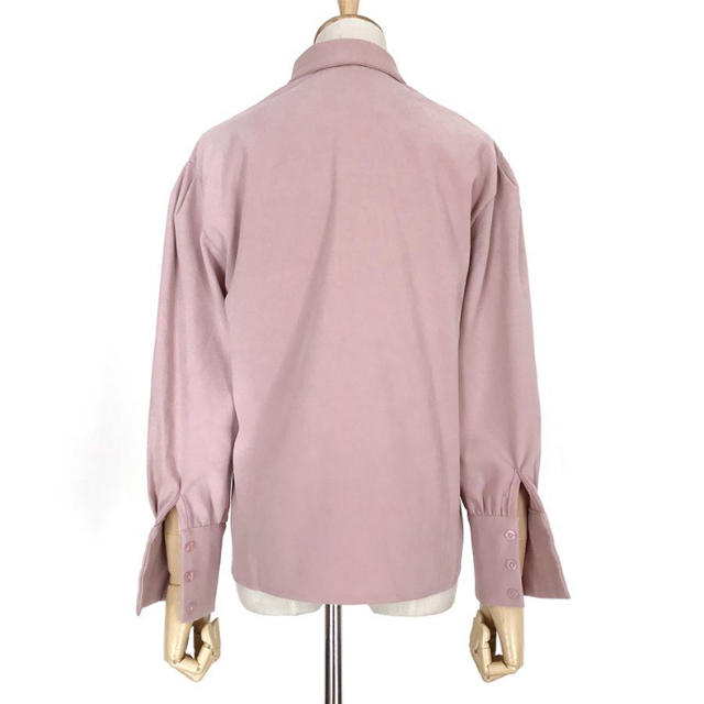 DearHeart リボン付襟デザインシャツ レディースのトップス(シャツ/ブラウス(長袖/七分))の商品写真