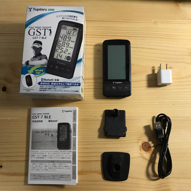 ユピテル ゴルフ ゴルフスイングトレーナー GST-7 BLE+happydg.com