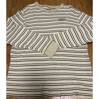 シュプリーム(Supreme)の国内正規　中古美品　supreme カットソー　L(Tシャツ/カットソー(七分/長袖))