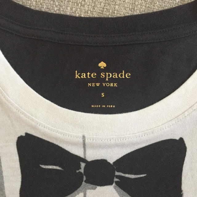 kate spade new york(ケイトスペードニューヨーク)のKate spade ♠️ トロンプルイユ Ｔシャツ レディースのトップス(Tシャツ(半袖/袖なし))の商品写真