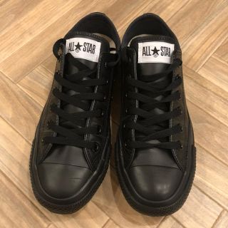 コンバース(CONVERSE)の[値下げ］converse オールレザーローカットスニーカー(〜10/31まで)(スニーカー)