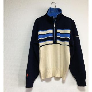 エレッセ(ellesse)の90s ellesse 　エレッセ　ハーフジップ　ニット セータープルオーバー(ニット/セーター)