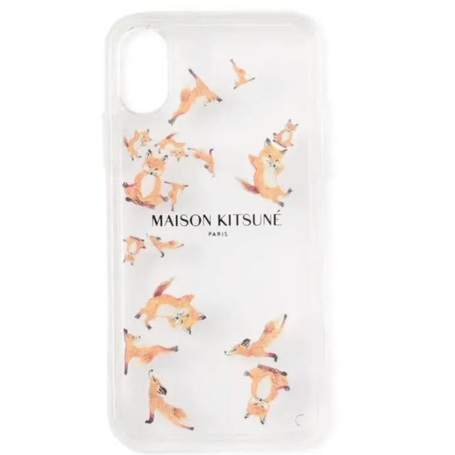 MAISON KITSUNE'(メゾンキツネ)のメゾンキツネ　スマホケース　iPhone X　ヨガ　フォックス スマホ/家電/カメラのスマホアクセサリー(iPhoneケース)の商品写真