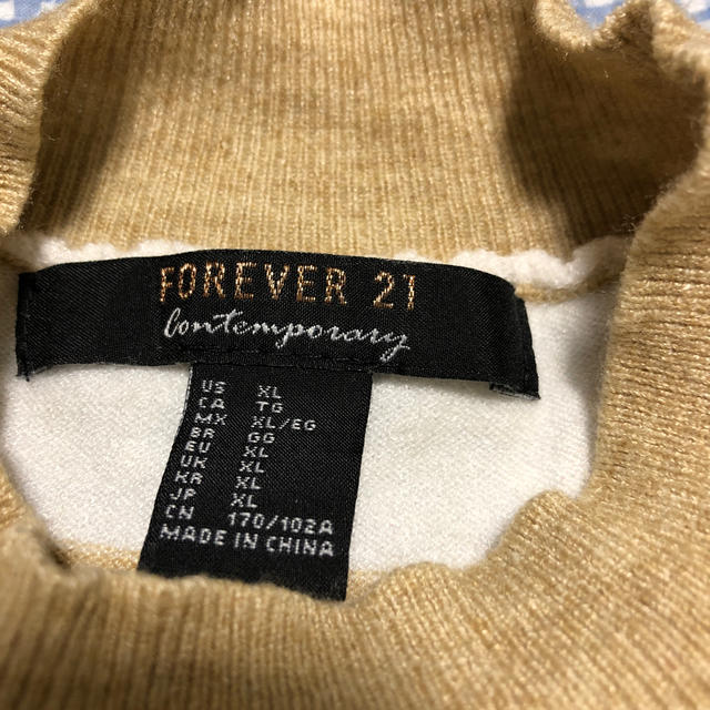 FOREVER 21(フォーエバートゥエンティーワン)のFOREVER21ストライプニットレディース レディースのトップス(ニット/セーター)の商品写真