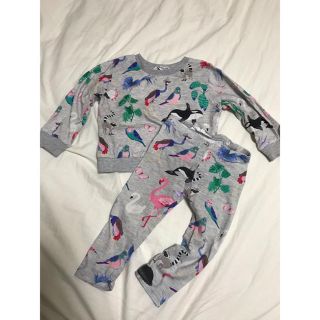 エイチアンドエム(H&M)の[専用]H&M パジャマ上下セット　2Y90cm 動物柄(パジャマ)