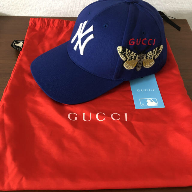 ブランド Gucci Nyロゴ ヤンキース Gucci 未使用新品 キャップの通販 By トラウサ0628 S