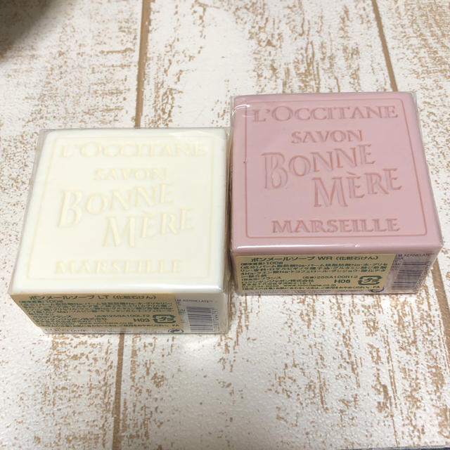 L'OCCITANE(ロクシタン)のロクシタン　ボンメールソープ　ワイルドローズ　ミルク コスメ/美容のボディケア(ボディソープ/石鹸)の商品写真