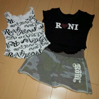 ロニィ(RONI)のロニ３点セット美品110(Tシャツ/カットソー)