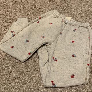 ザラキッズ(ZARA KIDS)のZARA花柄スウェットパンツ(パンツ/スパッツ)