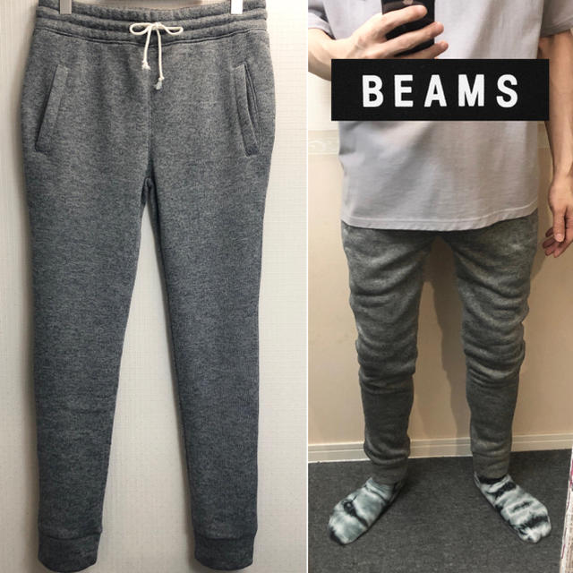 BEAMS(ビームス)のBEAMSイージーパンツジョガーパンツメンズグレーパンツ メンズのパンツ(その他)の商品写真