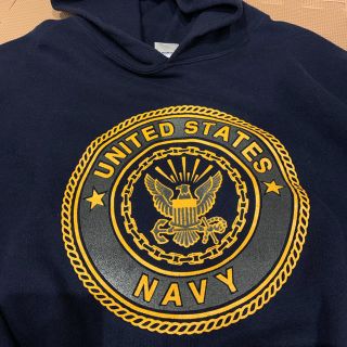 愛用 ジェリーロレンゾ着用 アメリカ製90s パーカー U.S.NAVY 海軍