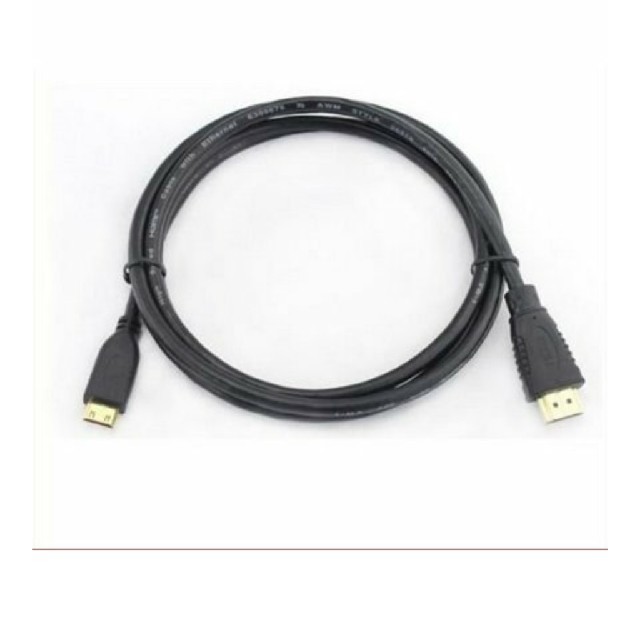 HDMI-mini  HDM変換ケーブル スマホ/家電/カメラのテレビ/映像機器(映像用ケーブル)の商品写真