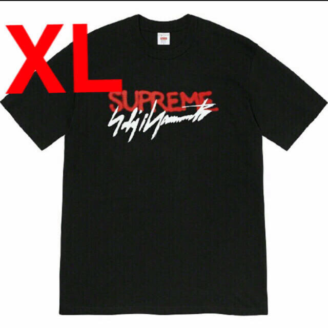 Supreme Yohji Yamamoto Logo Tee XL ブラック