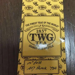 TWG紅茶　1837black tea 50g 新品未使用未開封(茶)