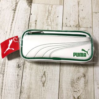 プーマ(PUMA)の《新品未使用》PUMA ペンケース　グリーン(ペンケース/筆箱)