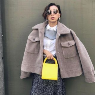 アメリヴィンテージ(Ameri VINTAGE)のAmeriVINTAGE  OVER SIZE ECO MOUTON COAT(ムートンコート)