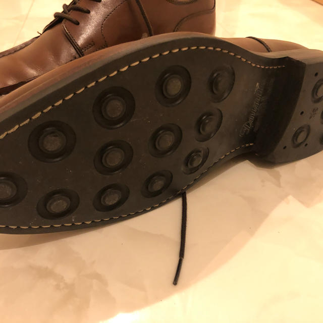 ジャランスリワヤ　Uチップ　ブラウン系　サイズ41(26cm) メンズの靴/シューズ(ドレス/ビジネス)の商品写真