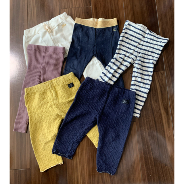 SHIPS KIDS(シップスキッズ)のシップスキッズ・プチバトー・フィス　80㎝　パンツ6点セット キッズ/ベビー/マタニティのベビー服(~85cm)(パンツ)の商品写真