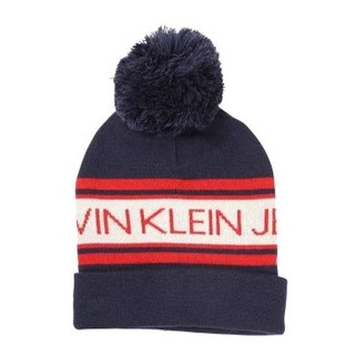 カルバンクライン(Calvin Klein)のCalvin Klein ニット帽 ネイビー(ニット帽/ビーニー)