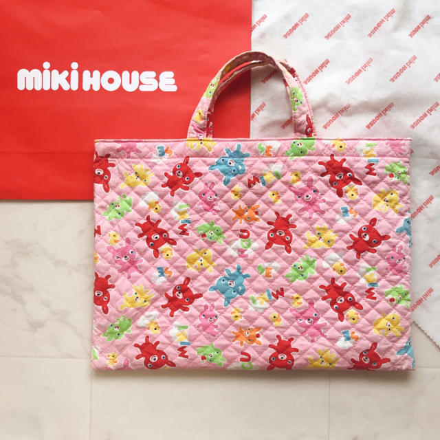 Mikihouse ミキハウス キルティング レッスンバッグ 習い事 手さげ バッグ 通学 日本製の通販 By Crea Smam Shop ミキハウスならラクマ