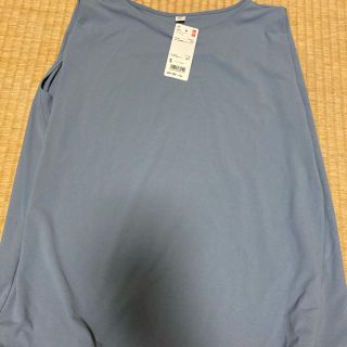 ユニクロ(UNIQLO)のクレープジャージーT ノースリ(シャツ/ブラウス(半袖/袖なし))