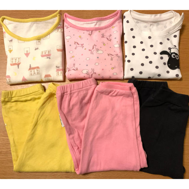 UNIQLO(ユニクロ)のUNIQLO パジャマ　ベビー　８０サイズ キッズ/ベビー/マタニティのベビー服(~85cm)(パジャマ)の商品写真