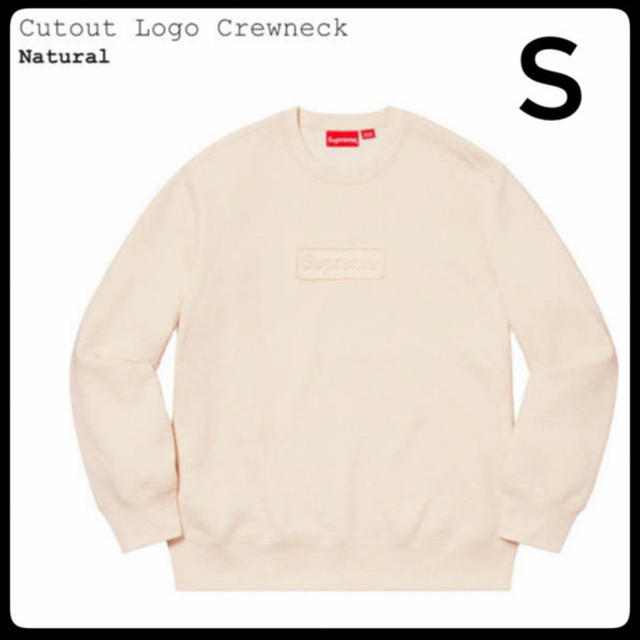 supreme cutout logo crewneckサイズS