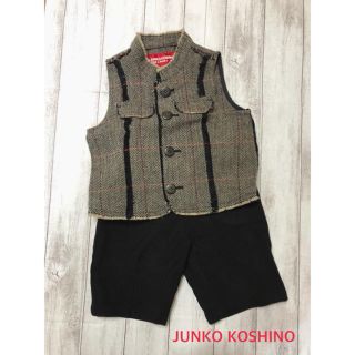 コシノジュンコ(JUNKO KOSHINO)の子供服　男の子ベスト＋ショート丈パンツ(その他)