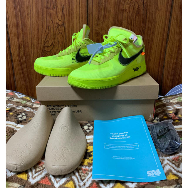 NIKE Off-White the ten air force エアフォース 直販超高品質 靴 ...