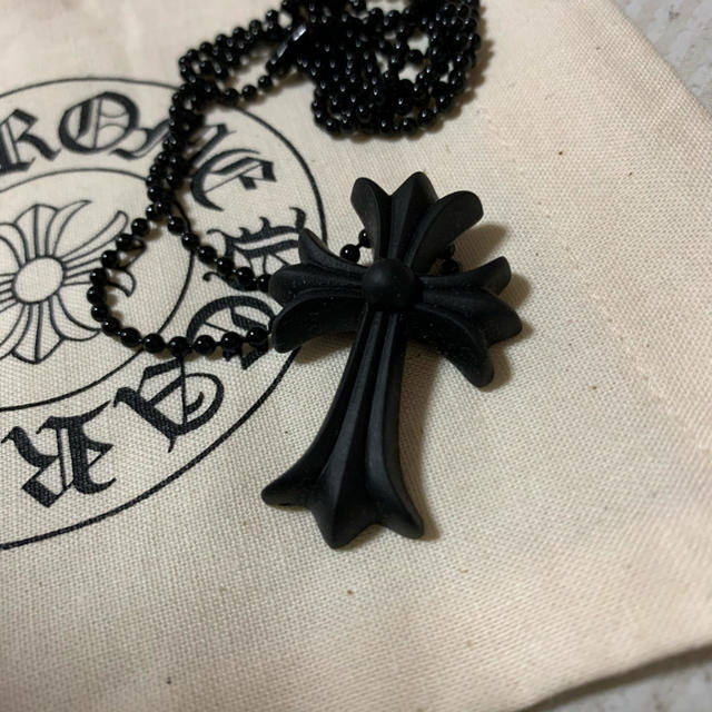 クロムハーツCHROMEHEARTS 20周年 ラバー クロス ネックレス