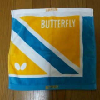 バタフライ(BUTTERFLY)のbutterfly 卓球 正方形 タオル ハンカチ(趣味/スポーツ/実用)