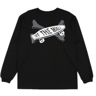 ダブルタップス(W)taps)のLサイズ VANS VAULT X WTAPS ロンTシャツ BLACK(Tシャツ/カットソー(七分/長袖))